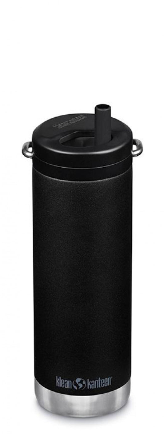 TKWide Isolerad 473ml (Twist Cap) Vattenflaska Svart