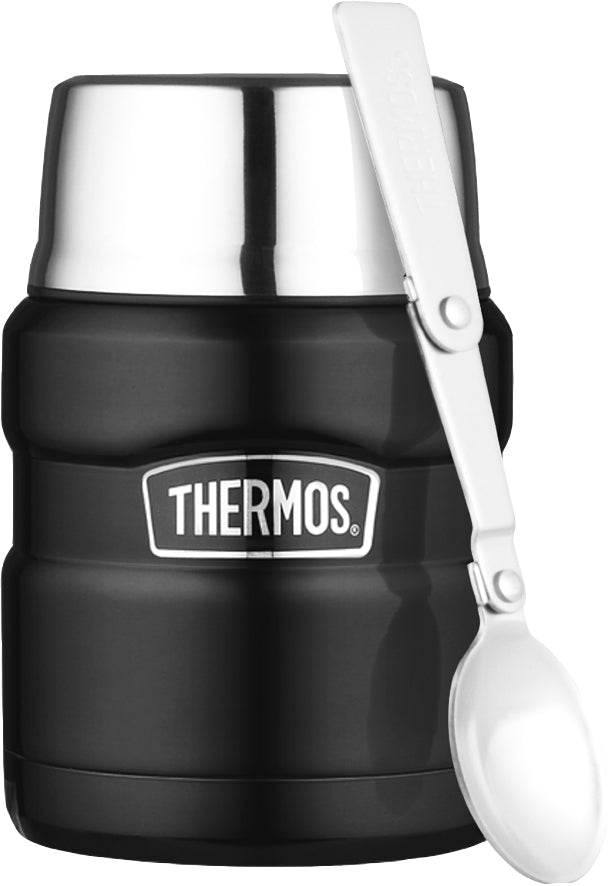 Thermos King Jar 0.5L Mattsvart - NatureLife