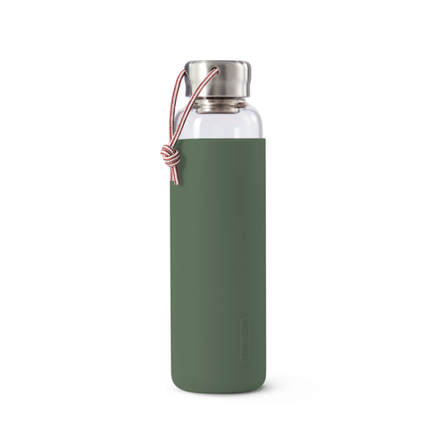 Glasflaska Rubber 600 ml Oliv