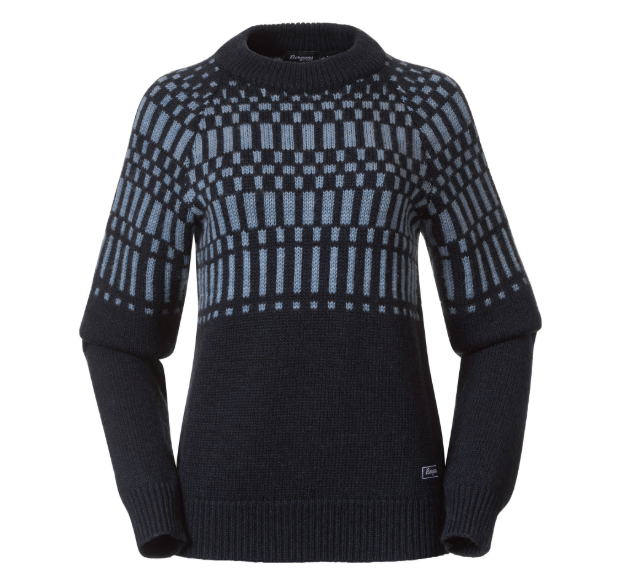 Bergans Nordmarka Merino Jumper Women Navy Blue/Husky Blue