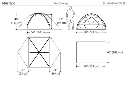 Marmot Tungsten 3P Solar/Red Sun
