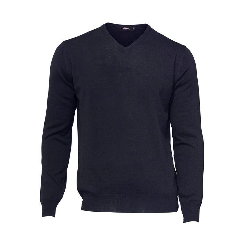 Ivanhoe Merino V-Neck Male Black