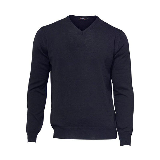 Ivanhoe Merino V-Neck Male Graphite Marl