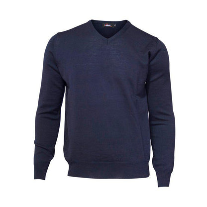 Ivanhoe Merino V-Neck Male Navy