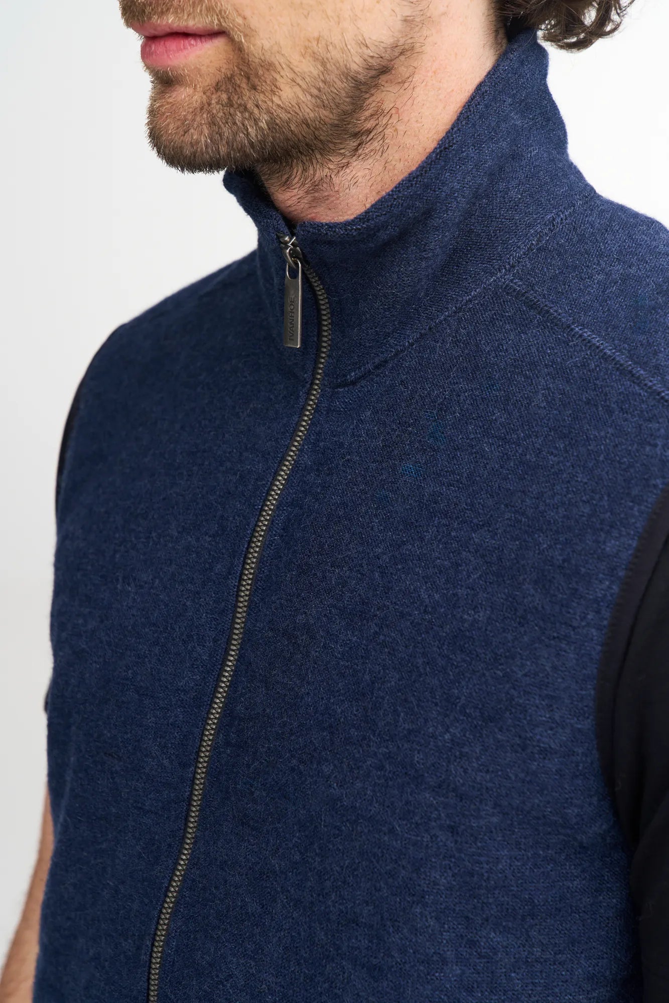 Ivanhoe Men's Kurre Vest Light Navy