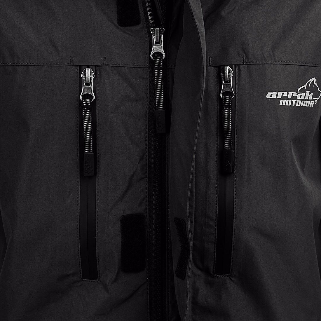Arrak Outdoor W's Arrak Rain Jacket Black