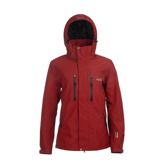 Arrak Outdoor W's Arrak Rain Jacket DK Red