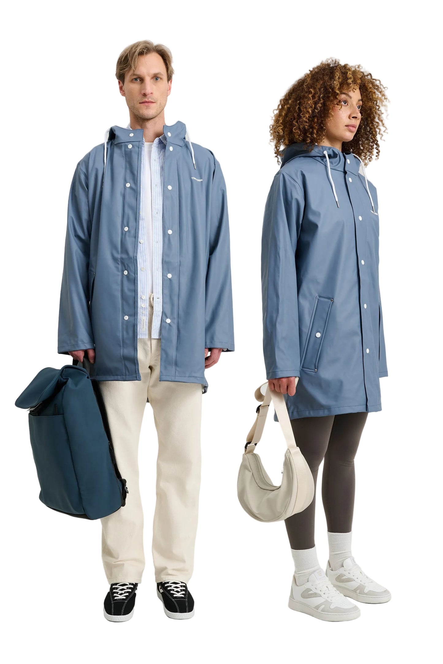 Tretorn Unisex Wings Rain Jacket Stone Blue