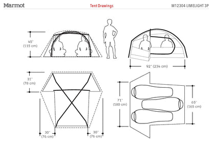 Marmot Limelight 3P GREEN