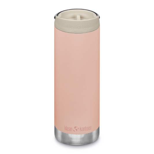 Klean Kanteen TKWide Isolerad 473ml (Café Cap) Vattenflaska Peach Parfait