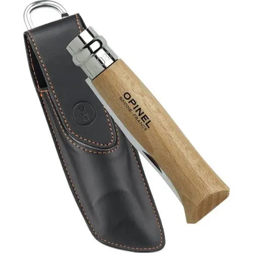 N°08 Beech Stainless Steel + Sheath / Fällknivset med Slida