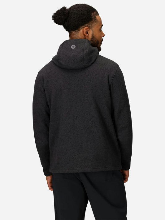Marmot Drop Line Full Zip Hoody Black Heather