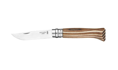 Opinel N08 Laminated Birch Brown - NatureLife