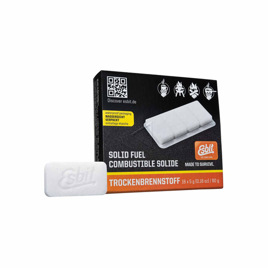 Esbit Bränsletabletter Solid Fuel, 16 x 5 gram