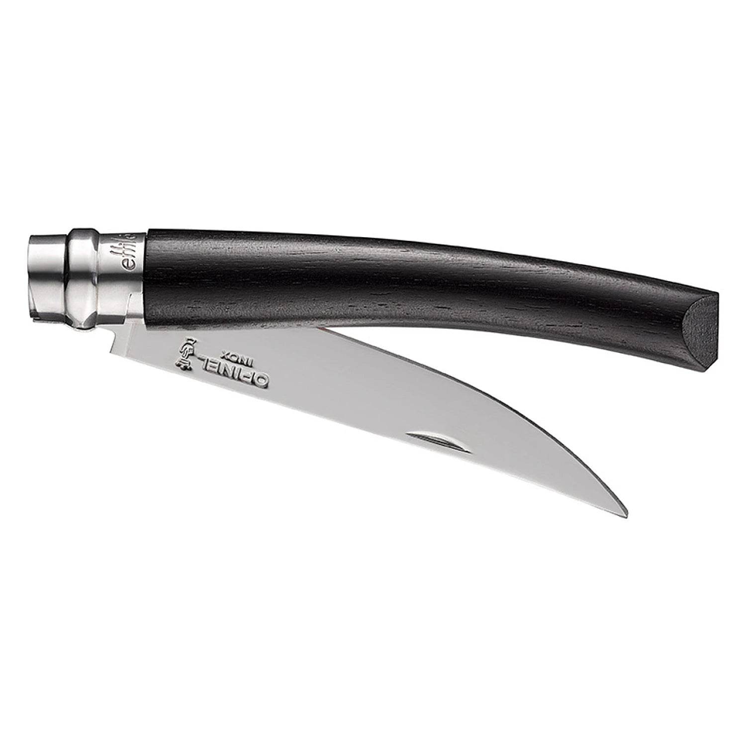 Opinel N10 Slim Ebony Mirror Blade - NatureLife