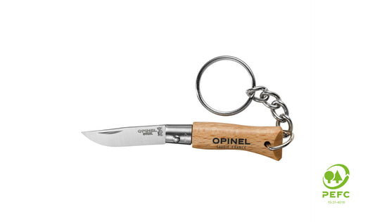 N°02 Keychain Beech Stainless Steel