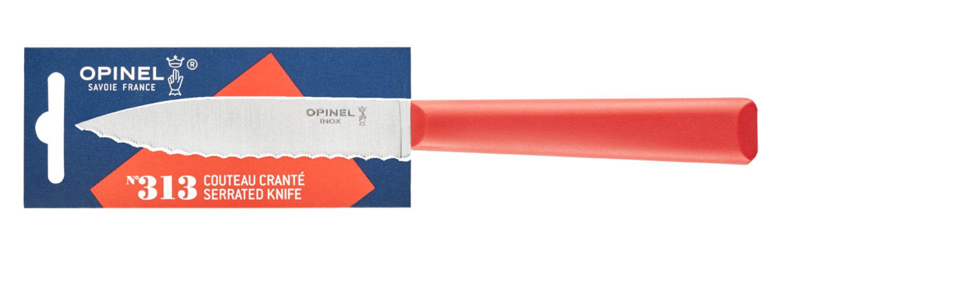 Opinel N°313 Serrated Red - NatureLife