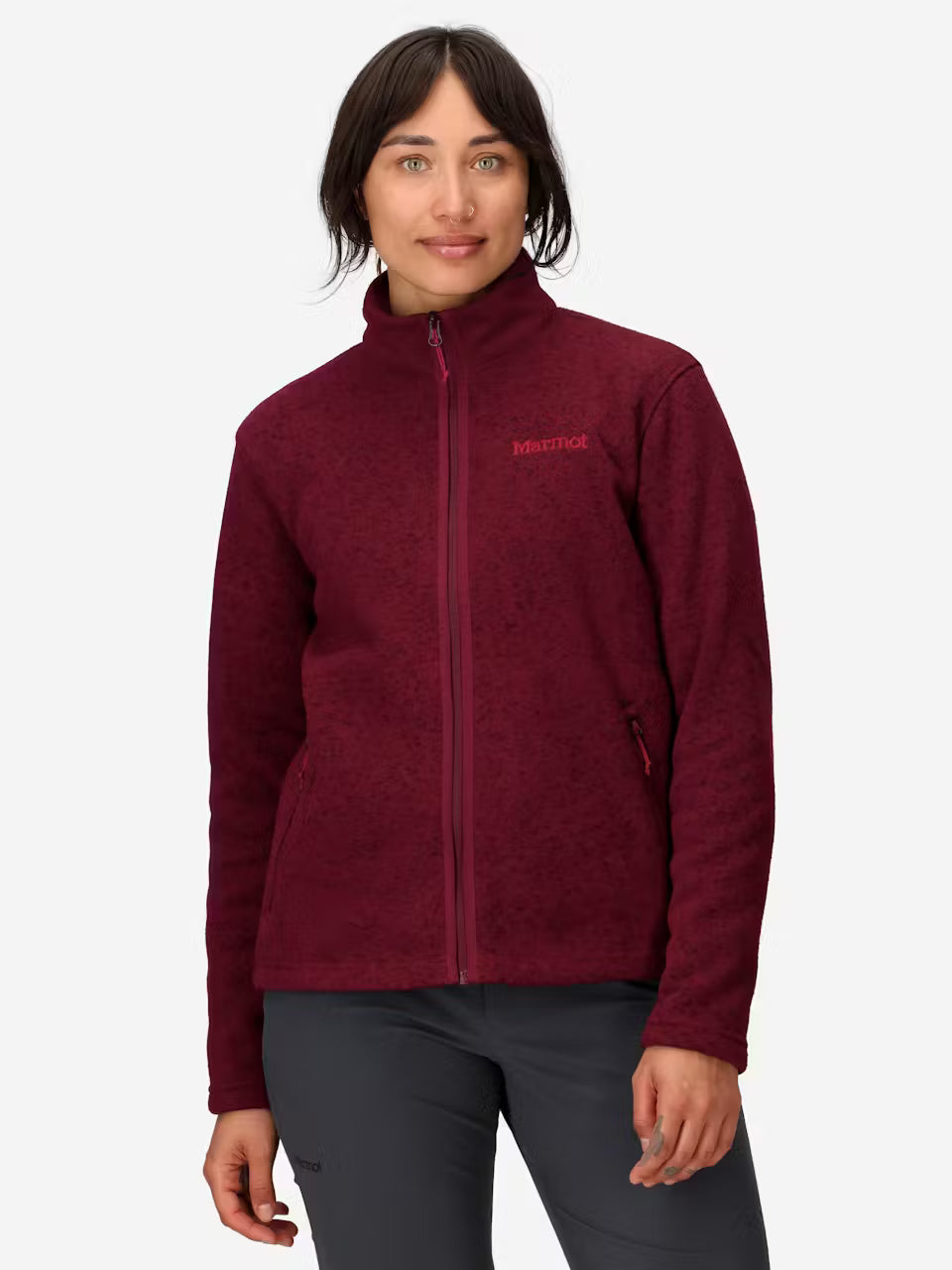 Marmot Wm's Drop Line Jacket Acai Berry Heather