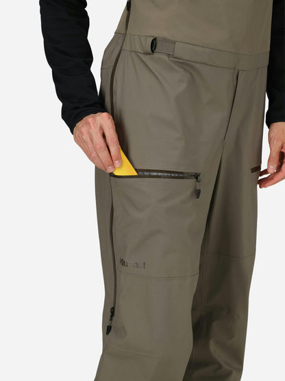 Marmot Solitude UL Bio 1/4 Bib Claystone