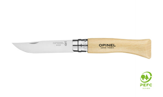 Opinel N°12 Beech Stainless Steel