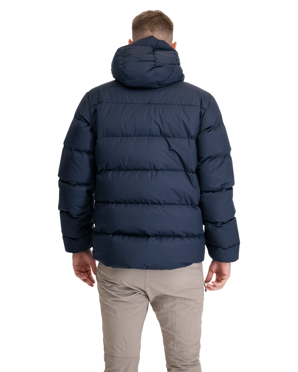 Bergans Lava Warm Down Jacket w/Hood Men Navy Blue