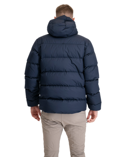 Bergans Lava Warm Down Jacket w/Hood Men Navy Blue