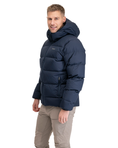 Bergans Lava Warm Down Jacket w/Hood Men Navy Blue