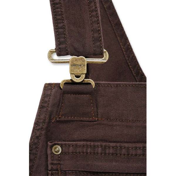 Carhartt Crawford Bib Overall Dark Brown - NatureLife