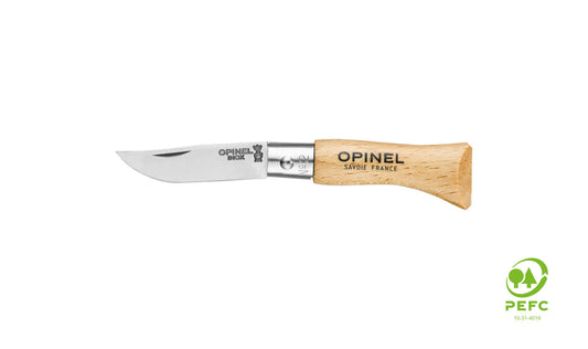 Opinel N°02 Beech Stainless Steel