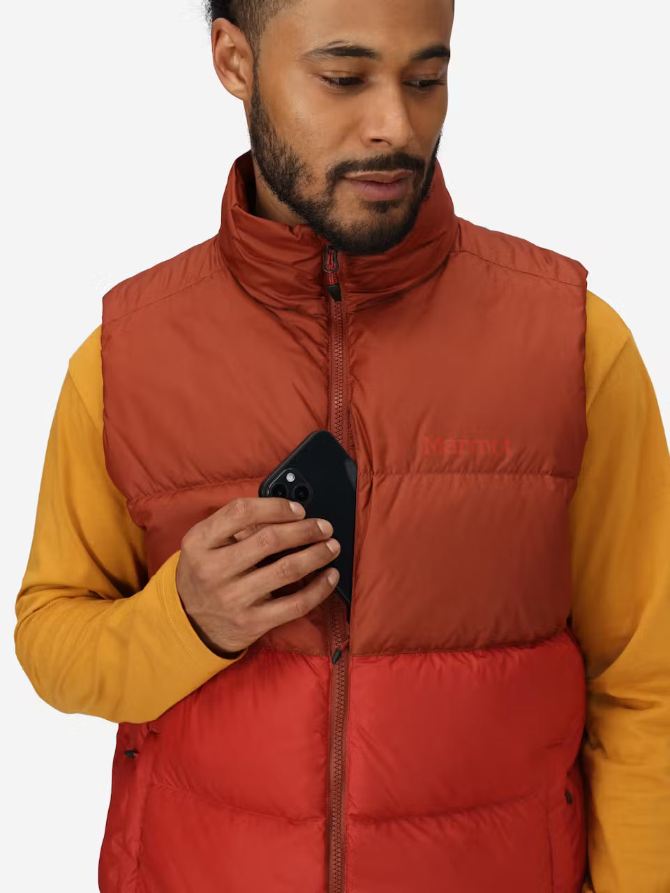Marmot Guides Down Vest Pecan/Sumac