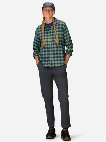 Marmot Wm's Rush Creek Leightweight Flannel LS Agate Green