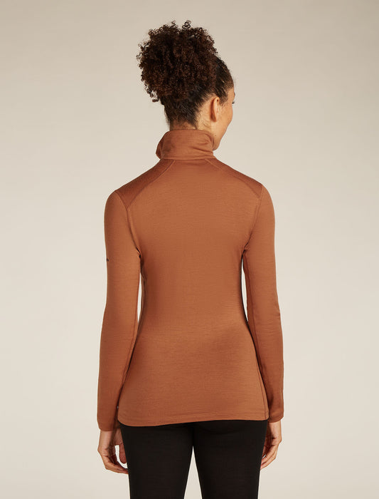 Icebreaker 200 Oasis LS Half Zip Dam Dusty Clay
