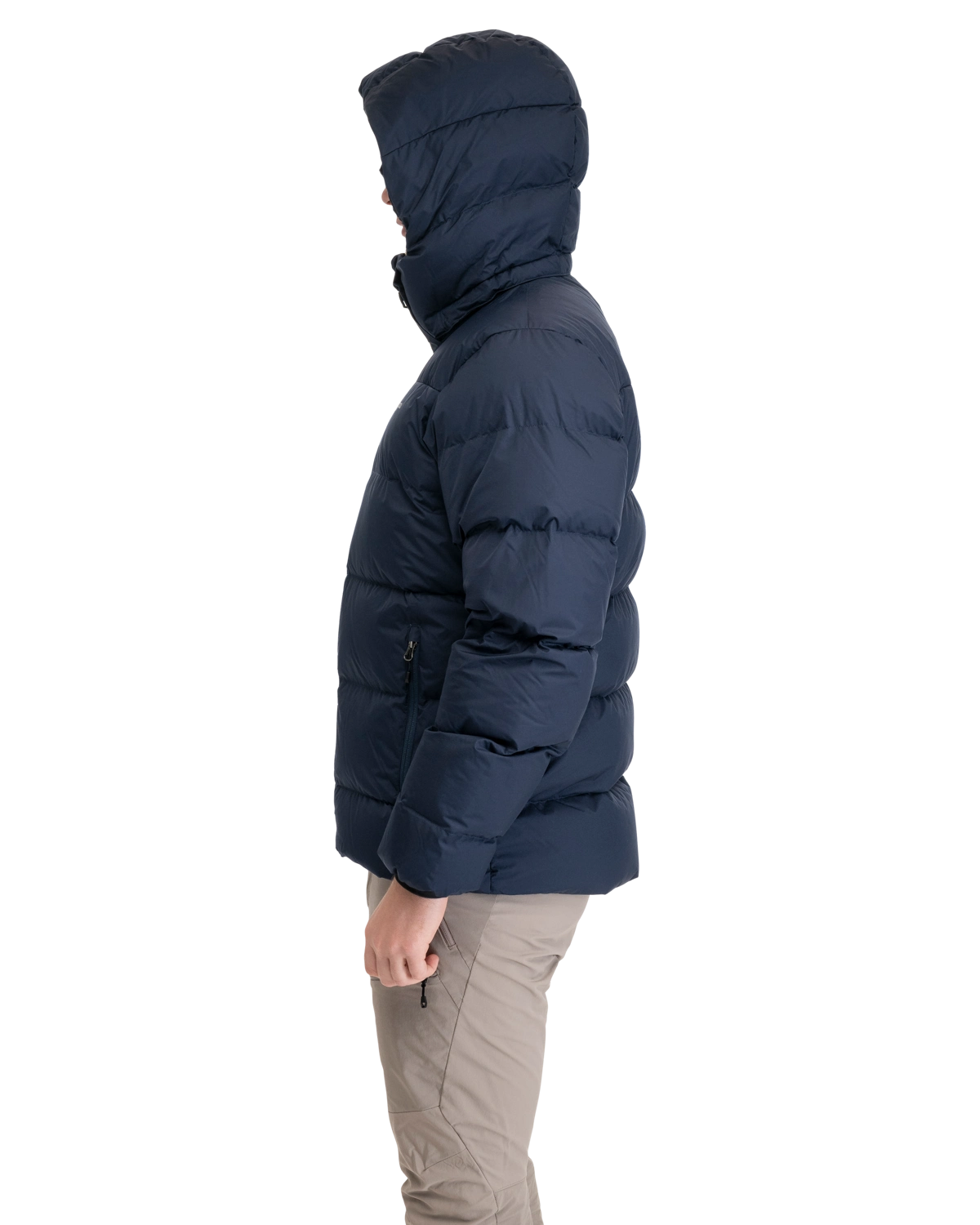 Bergans Lava Warm Down Jacket w/Hood Men Navy Blue