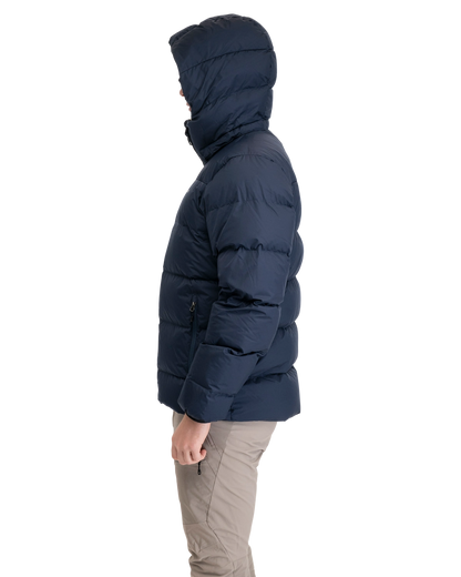Bergans Lava Warm Down Jacket w/Hood Men Navy Blue