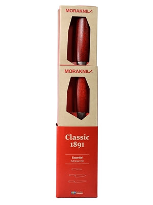 Morakniv Essential Kitchen Kit 3Pcs Red