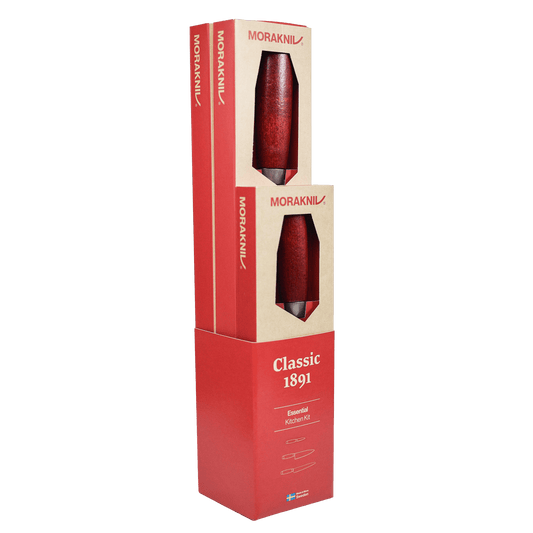 Morakniv Essential Kitchen Kit 3Pcs Red