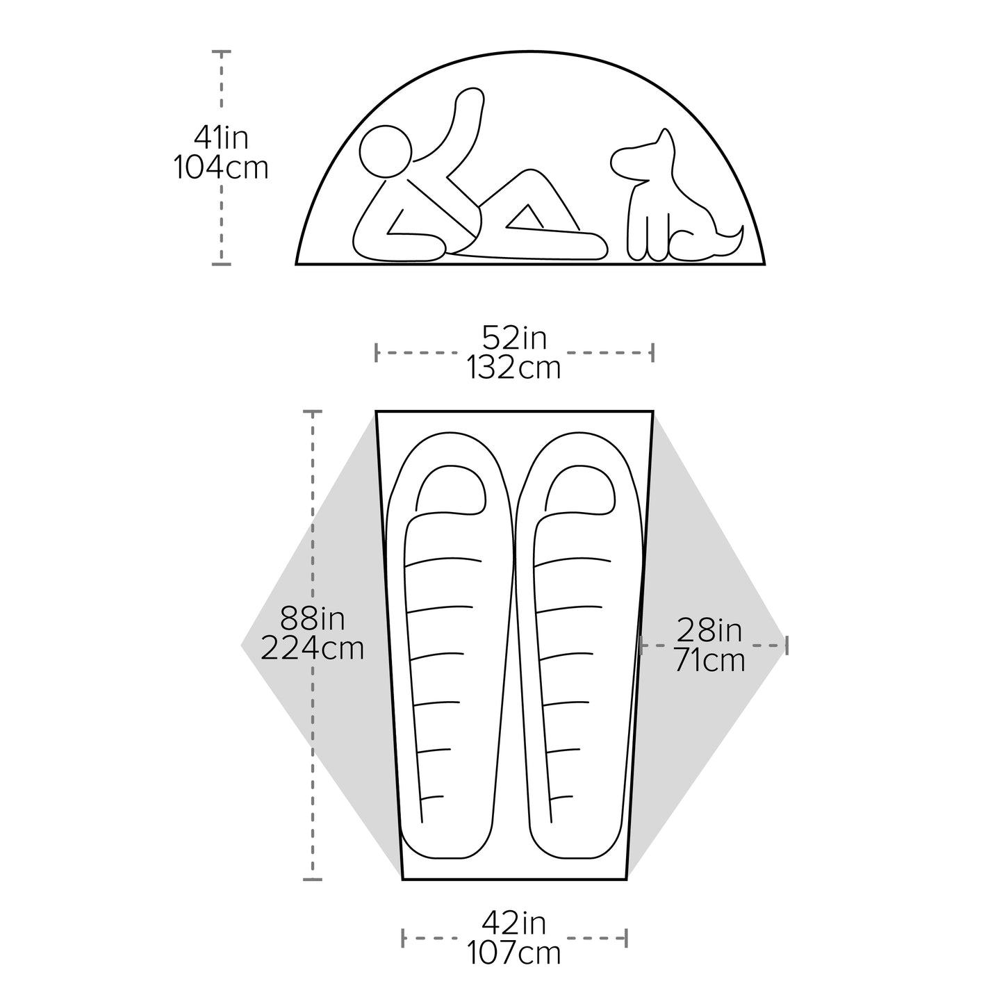 Big Agnes Copper Spur UL2 Tangelo