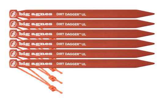 Big Agnes Dirt Dagger 15 cm Tent Stakes 6-Pack