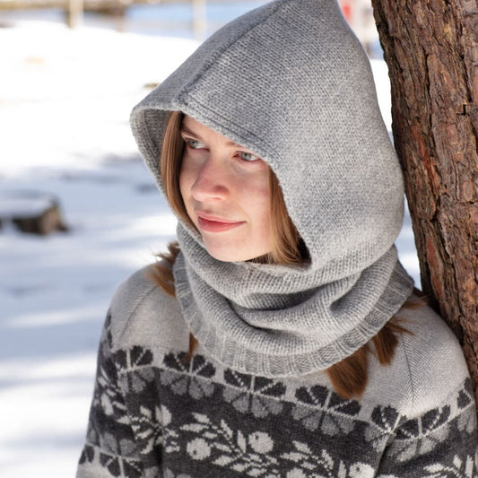 Sätila Ekenäs Hood Balaklava Silver Grey