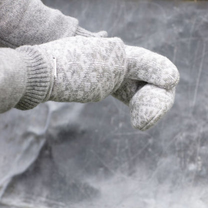 Sätila Grace Mitten Silver Grey