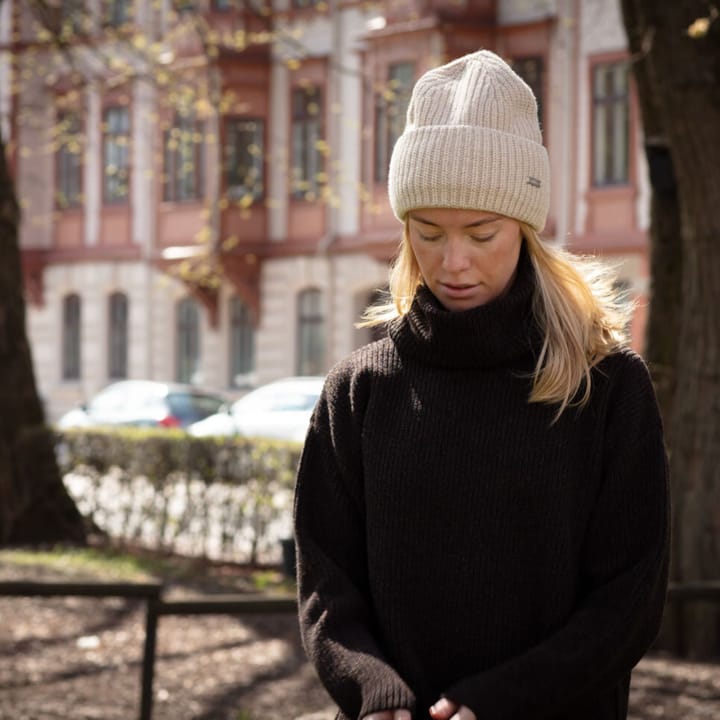 Sätila Sandby Polo Sweater Brown Melange