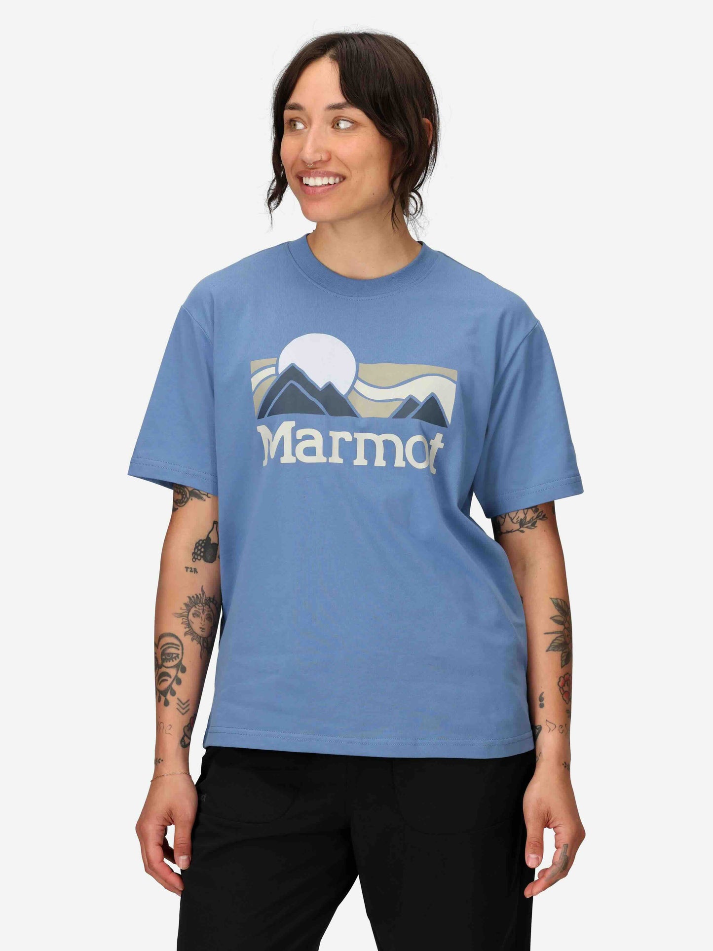 Marmot Wm's Coastal Tee SS Rain Cloud