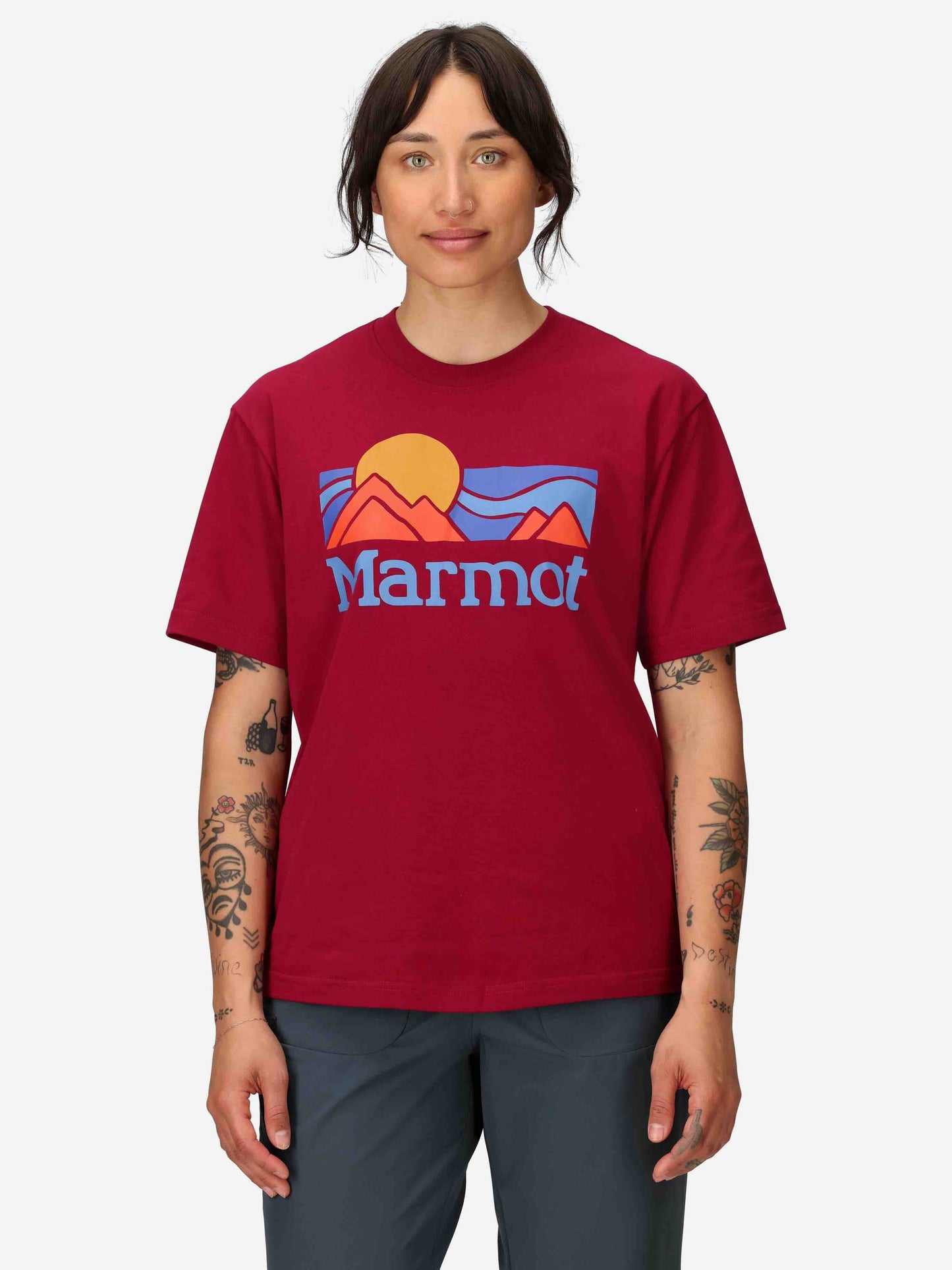 Marmot Wm's Coastal Tee SS Red Mulberry