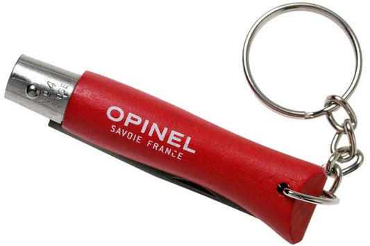 Opinel N°04 Keychain Röd