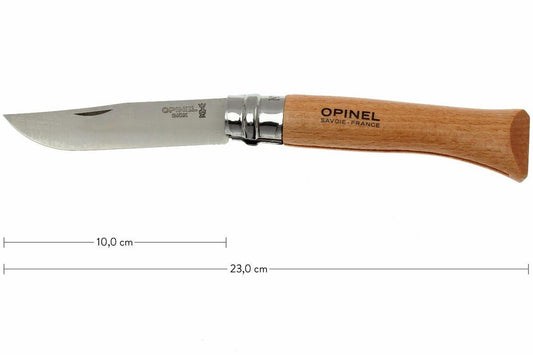 Opinel N°10 Beech Stainless Steel