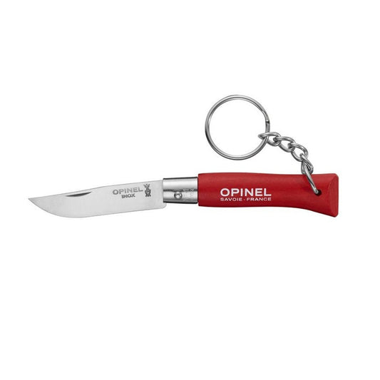 Opinel N°04 Keychain Röd