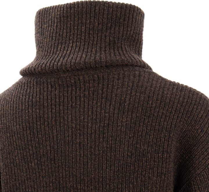 Sätila Sandby Polo Sweater Brown Melange