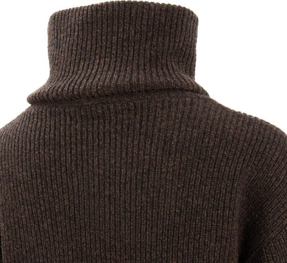 Sätila Sandby Polo Sweater Brown Melange