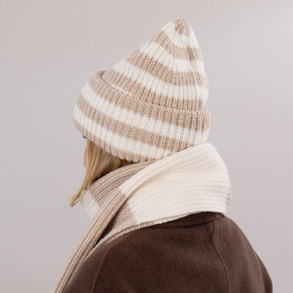 Sätila Lexby Striped Scarf Skye Blue Combo