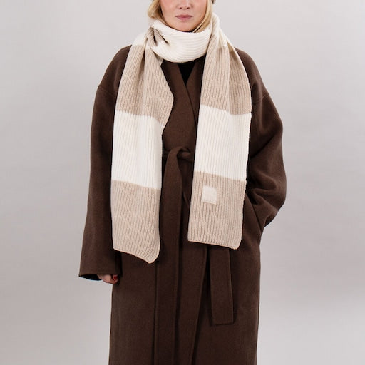 Sätila Lexby Striped Scarf Skye Blue Combo